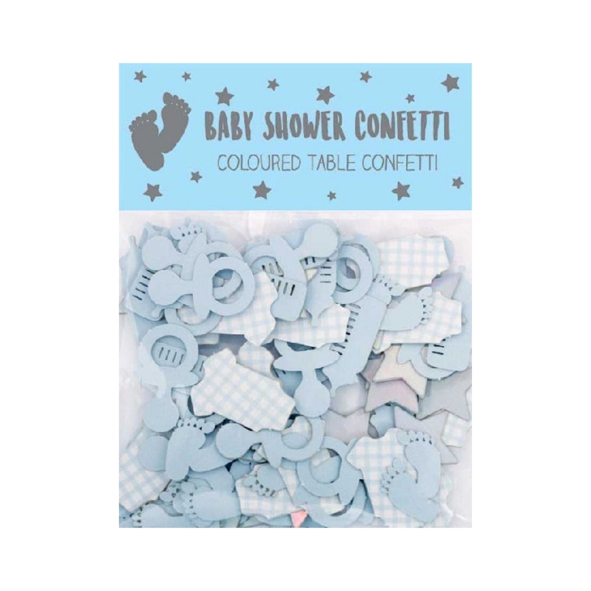 Baby shower confetti sales boy