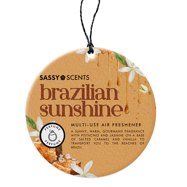 Sassy Scents Brazilian Sunshine Car Air Freshener