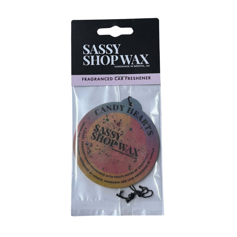 Sassy Scents Candy Hearts Car Air Freshener