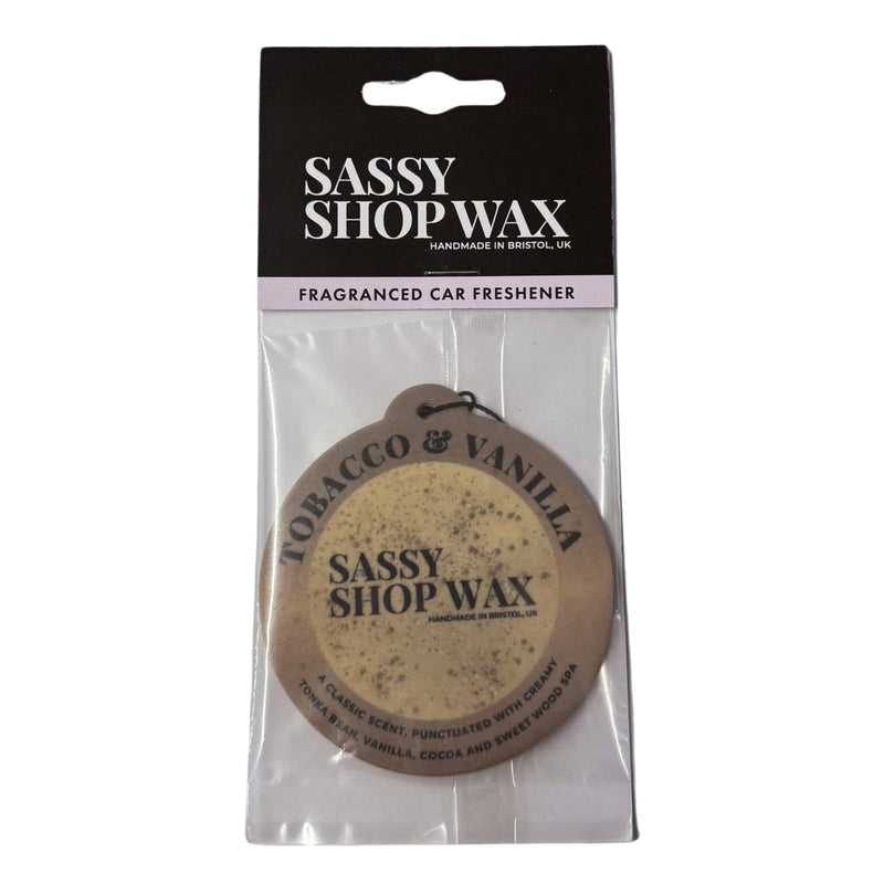 Sassy Scents Tobacco & Vanilla Car Air Freshener