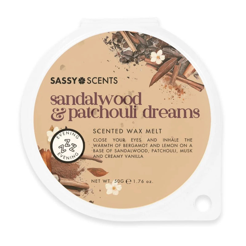 Sassy Scents Sandalwood & Patchouli Dreams XL Segment Pot