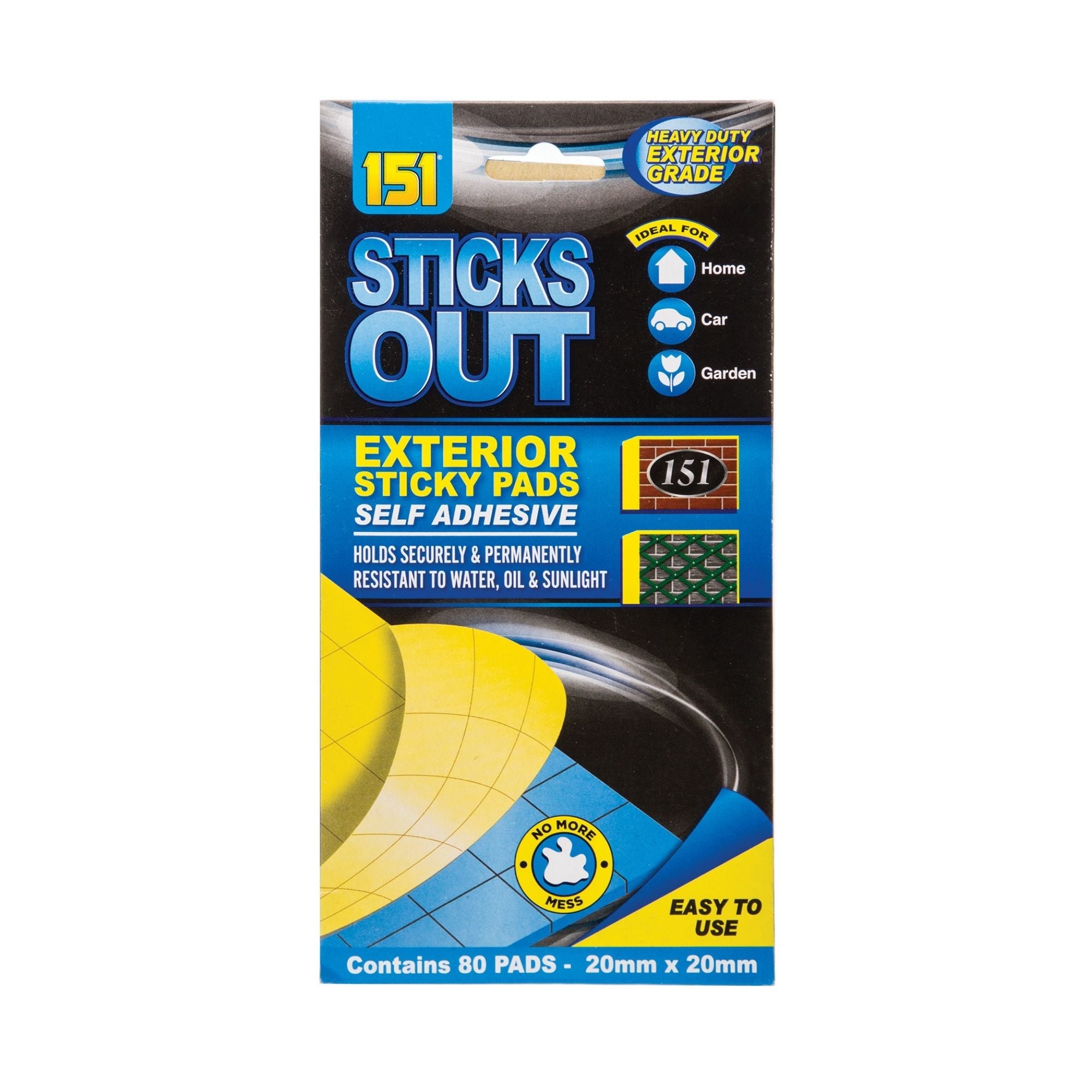 Heavy Duty Exterior Sticky Pads – The Spotty Bag Shop