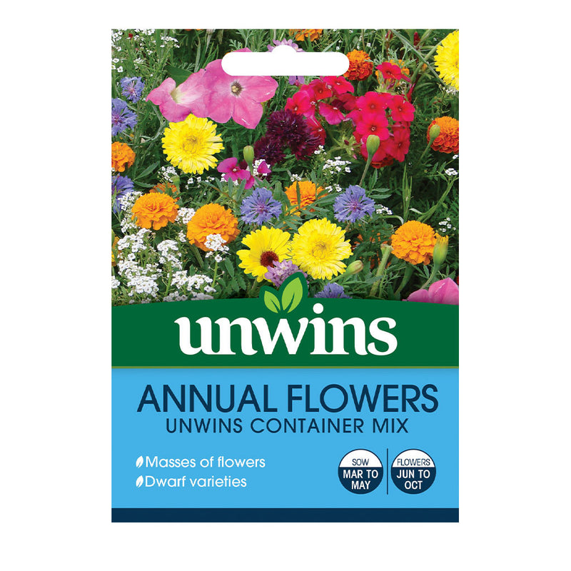 Unwins Annual Flowers Container Mix Seeds