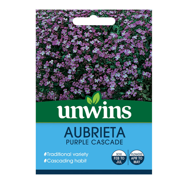 Unwins Aubrieta Purple Cascade Seeds