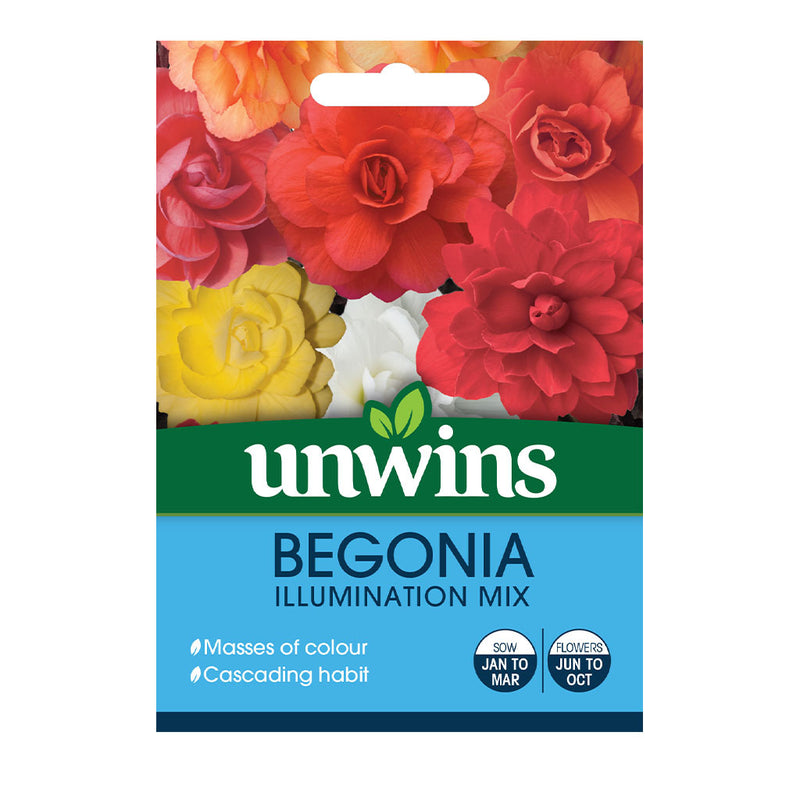 Unwins Begonia Illumination Mix Seeds