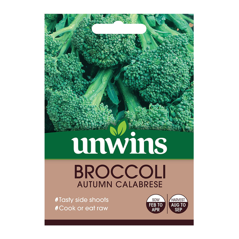 Unwins Broccoli Autumn Calabrese Seeds