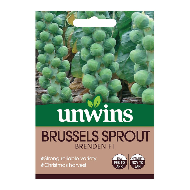 Unwins Brussel Sprout Brenden F1 Seeds