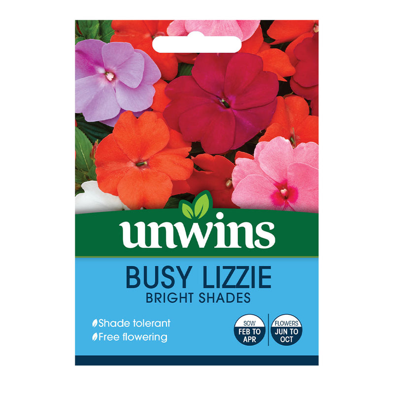 Unwins Busy Lizzie Bright Shades Seeds