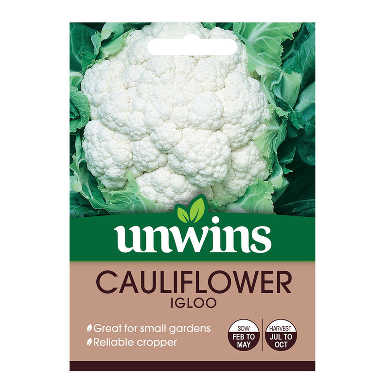 Unwins Cauliflower Igloo Seeds