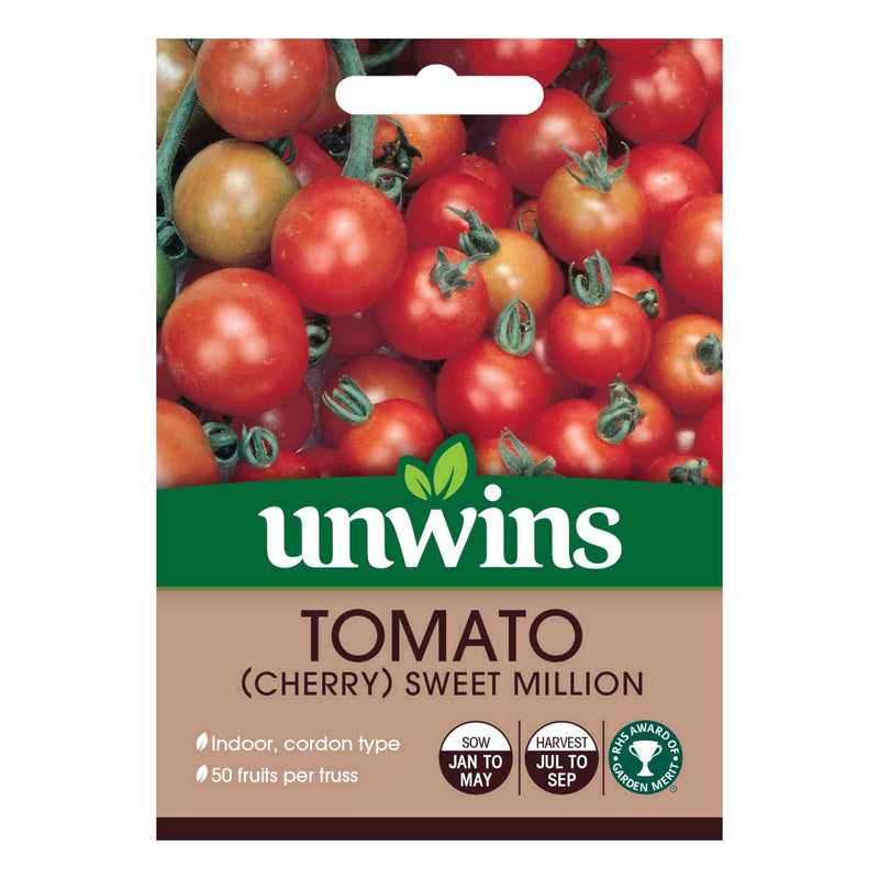 Unwins Cherry Tomato Sweet Million Seeds