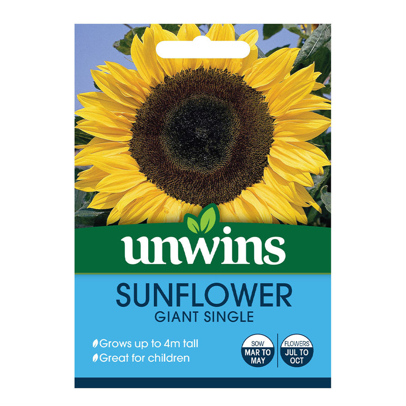 Unwins Giant Single Sunflower Seeds