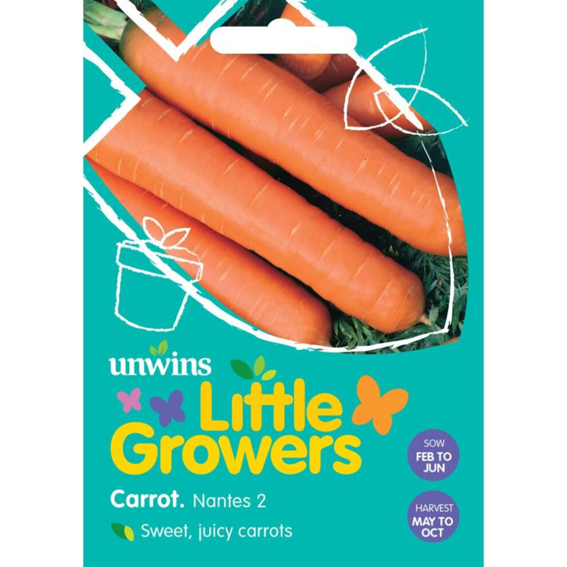 Unwins Little Growers Carrot Nantes 2 Seeds