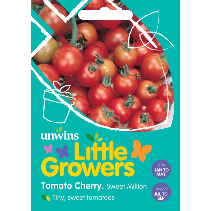 Unwins Little Growers Cherry Tomato Sweet Million Seeds