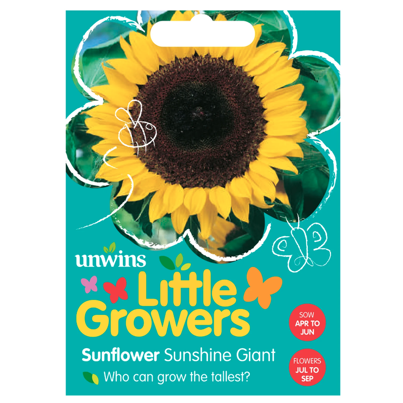 Unwins Little Growers Sunshine Giant Sunflower Seeds