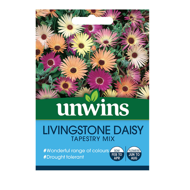 Unwins Livingstone Daisy Tapestry Mix Seeds