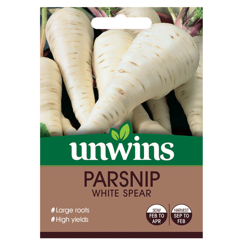 Unwins Parsnip White Spear Seeds