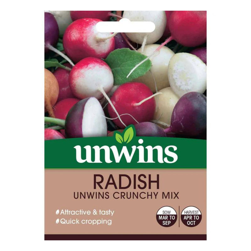 Unwins Radish Crunchy Mix Seeds