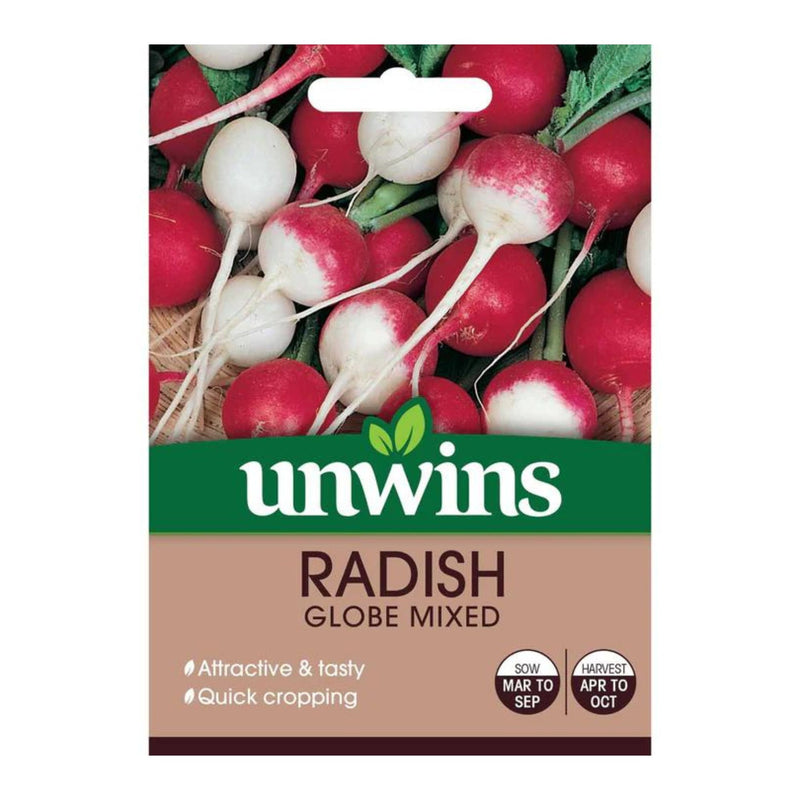 Unwins Radish Globe Mix Seeds