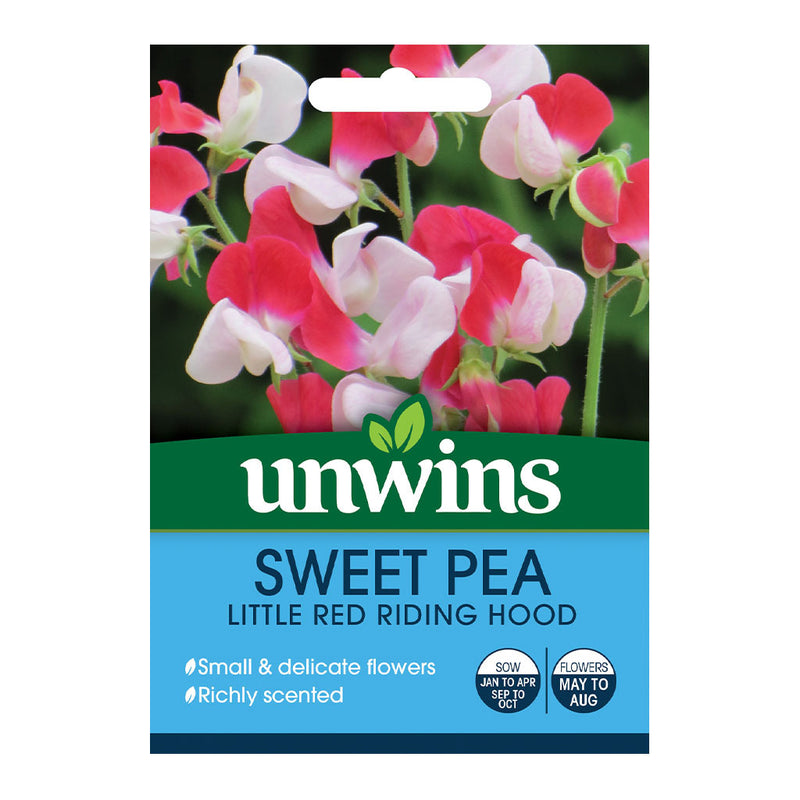 Unwins Sweet Pea Little Red Riding Hood Seeds