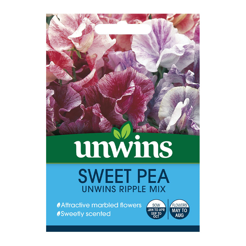 Unwins Sweet Pea Ripple Mix Seeds